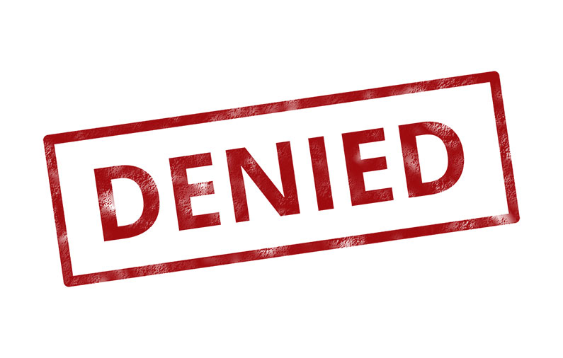 Rubber stamp image of the word “Denied” as it might appear on an LTD claim